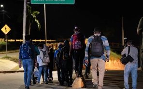 migrantes en caravana honduras