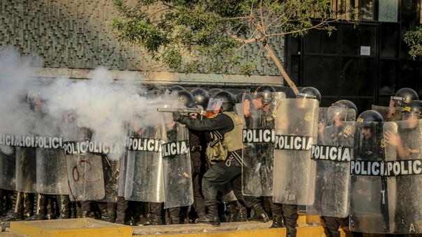 protestas en peru