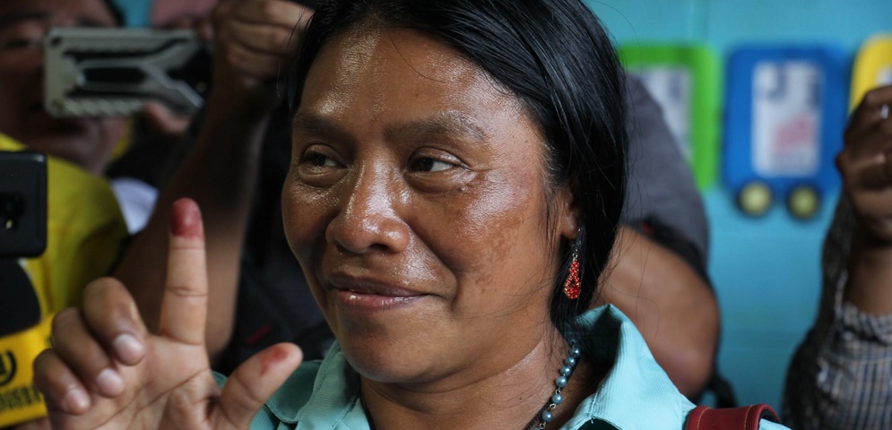 lider indigena candidata presidencial guatemala