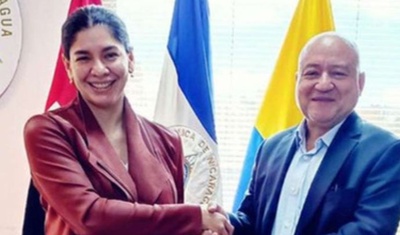 senador colombiano y embajadora nicaraguense