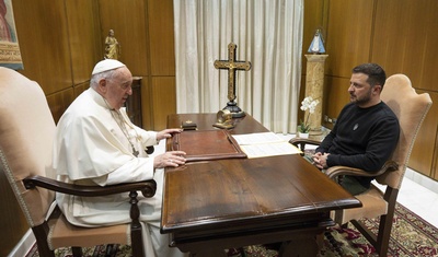 conversacion entre papa francisco zelenski