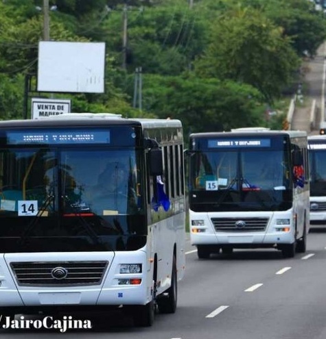 flota vehicular autobuses nicaragua
