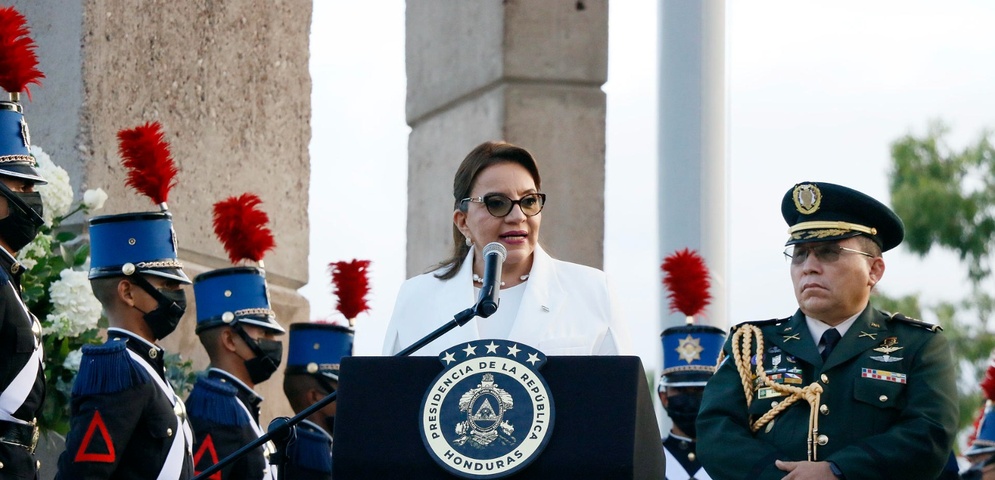 xiomara castro presidenta de honduras sobre bloqueo nicaragua