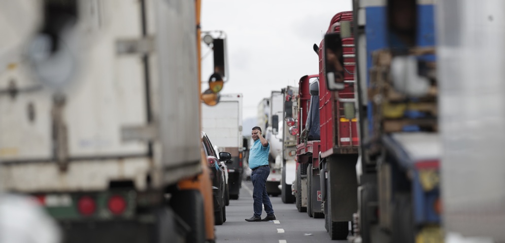 protestas panama crisis camiones