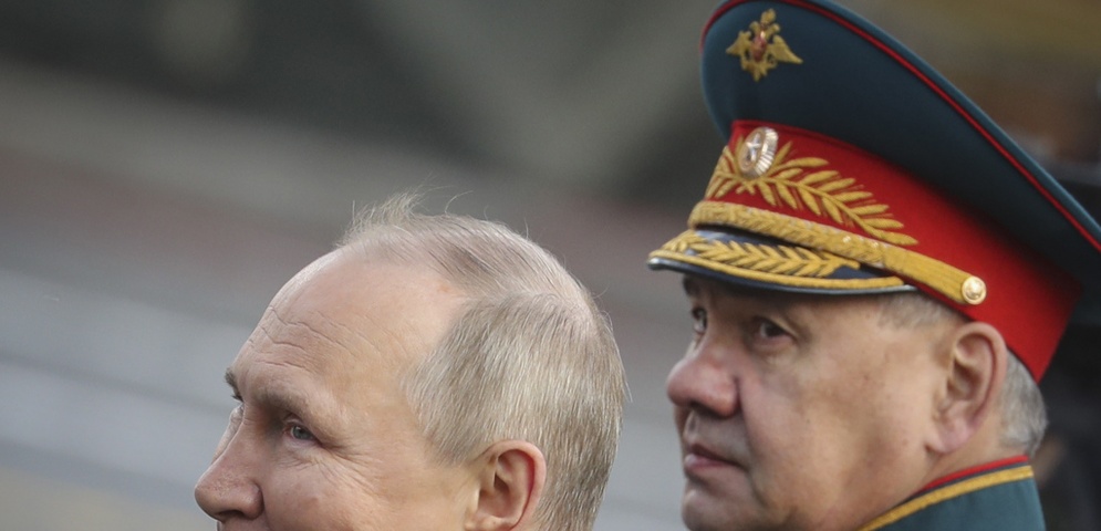 Vladimir Putin y ministro defensa Rusia