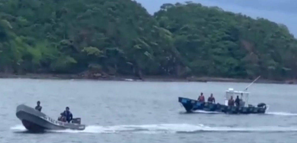 Fuerza Naval de Nicaragua en aguas de Costa Rica
