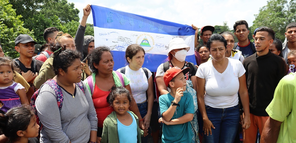 caravana migrante centroamericanos