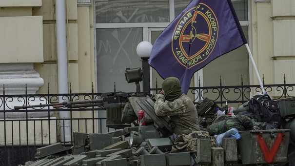 grupo mercenarios wagner bloquean calle rusa