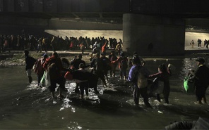 cruce migrantes rio bravo