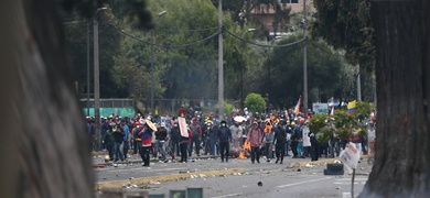 manifestaciones,protestas,ecuador