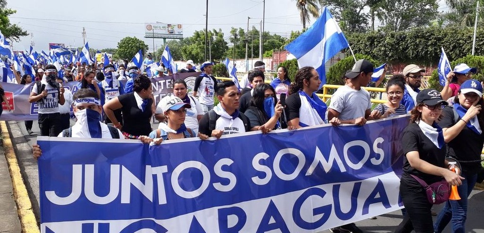 marchas oposicion en nicaragua