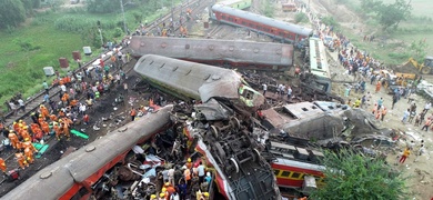 accidente red ferroviaria india