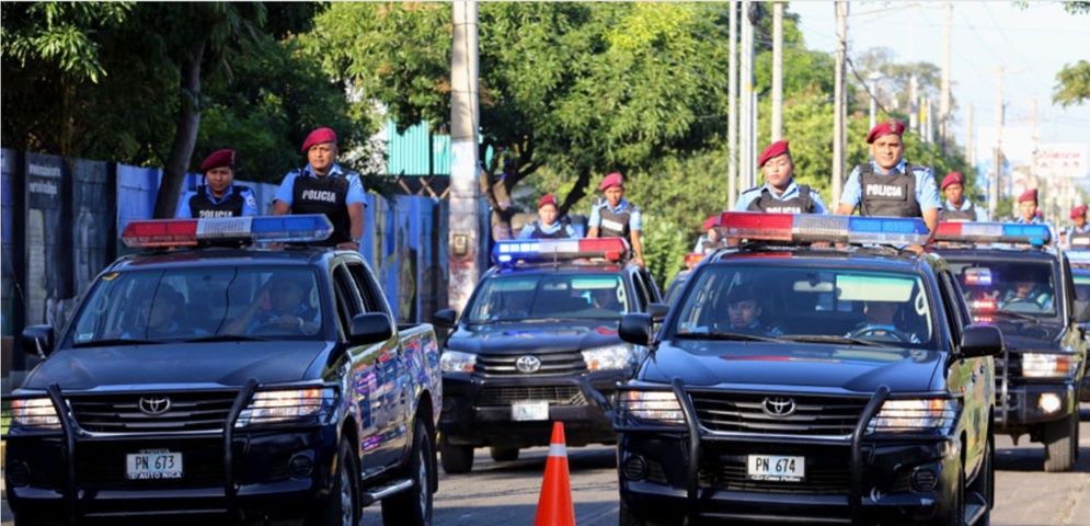 despliegue policial fiestas ano nuevo nicaragua