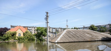 inundaciones ucrania guerra jerson