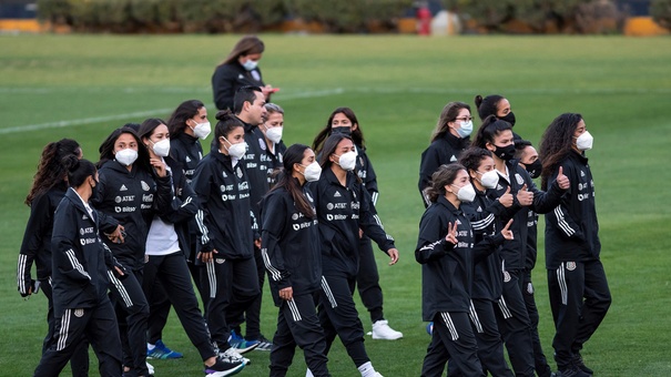 Selección femenina de fútbol Mexicano.