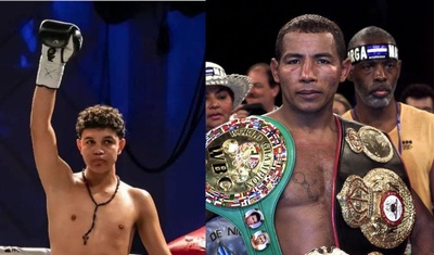 Harvin Aguirre joven promesa del boxeo nicaragüense.