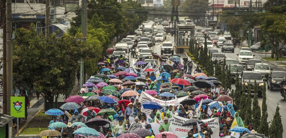 marcha campesinos guatemala corrupcion