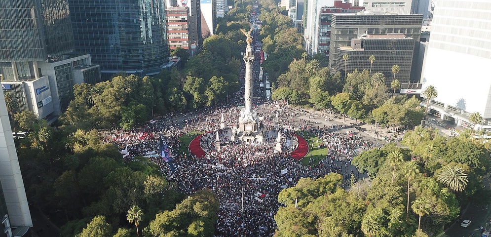 mexico marcha apoyo presidente lopez obrador