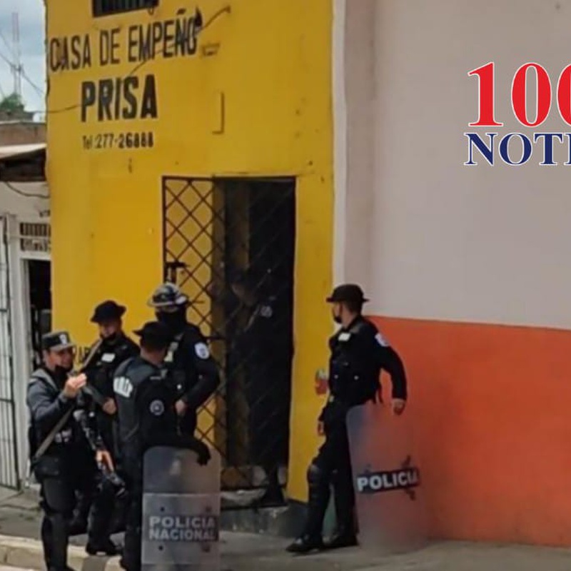 Policía en Nicaragua allana 38 sucursales de la casa de empeños Prisa