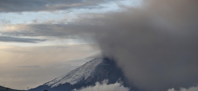 ecuador caida ceniza volcan cotopaxi