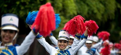 estudiantes desfile patria en managua