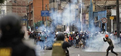 protestas en peru