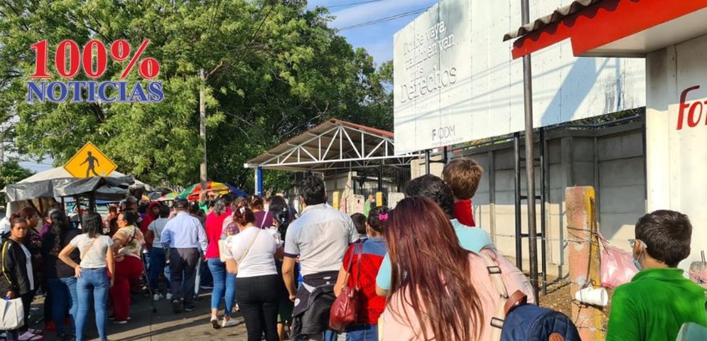 fila en migracion nicaragua solicitud pasaporte