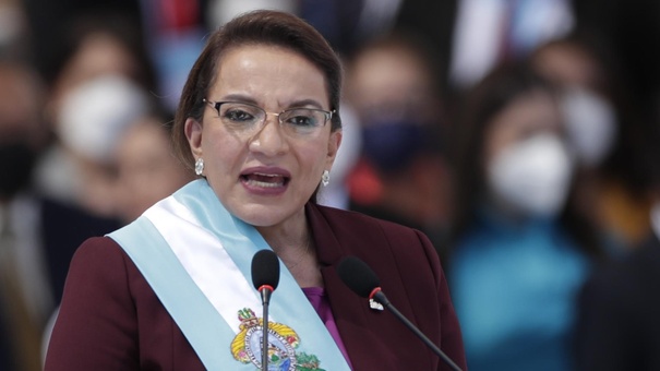 presidenta hondurena reunion en espana