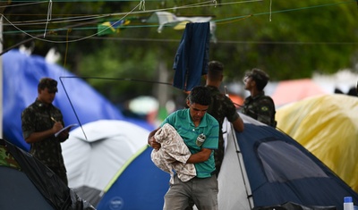 soldados ataque campamentos bolsonaro