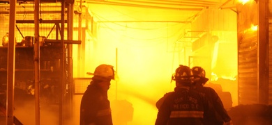 bomberos extinguen incendio mexico
