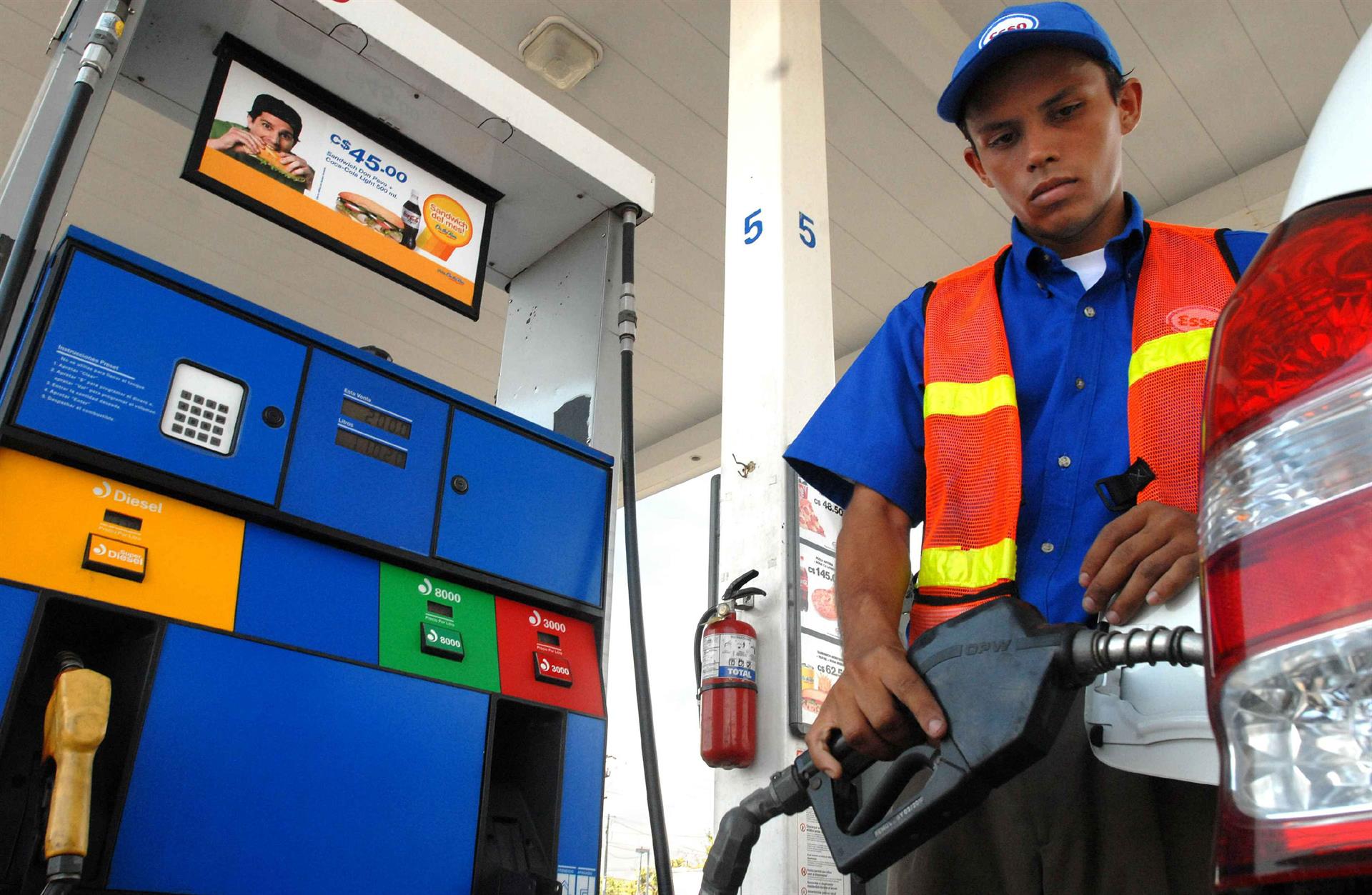 precio combustible nicaragua