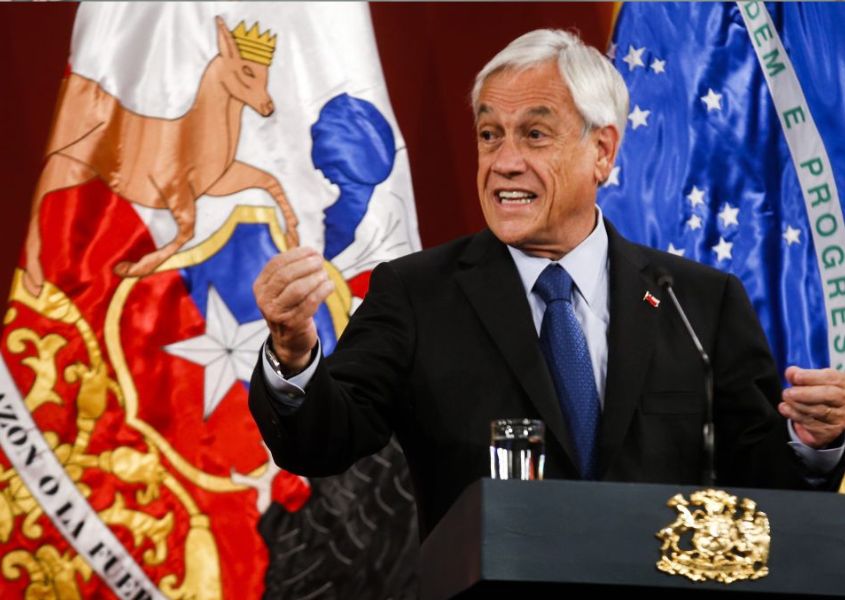 El expresidente chileno Sebastián Piñera anuncia visita a Venezuela y Nicaragua.  ¿Le permites la entrada?