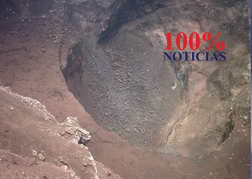 Reportan otro derrumbe en caldera del cráter de volcán Masaya, Nicaragua