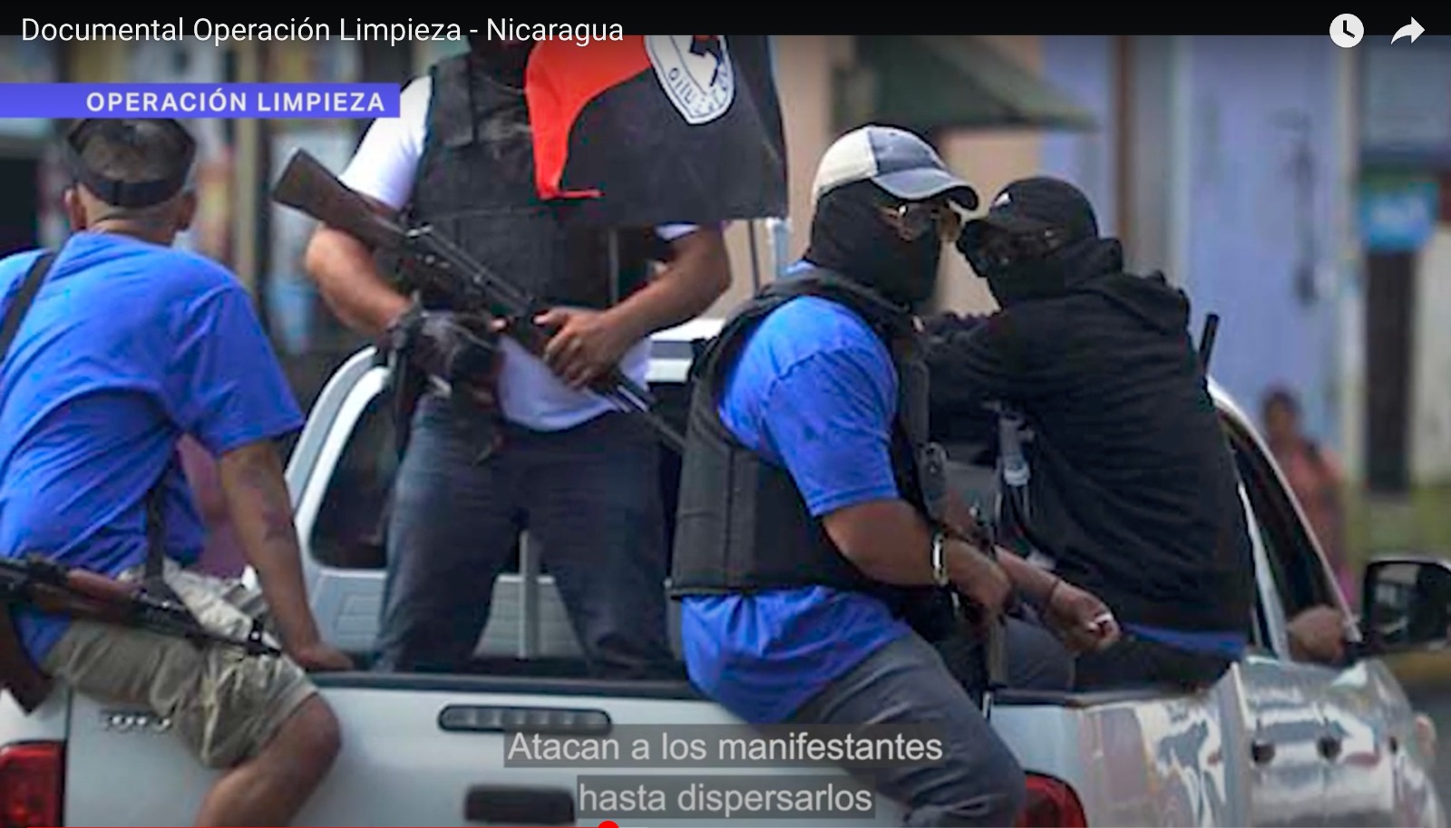 'Operación Limpieza', el documental que expone la estrategia de represión en Nicaragua