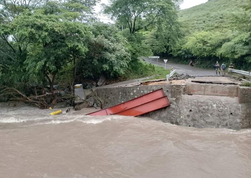 Municipios del norte de Chinandega afectados por fuertes lluvias