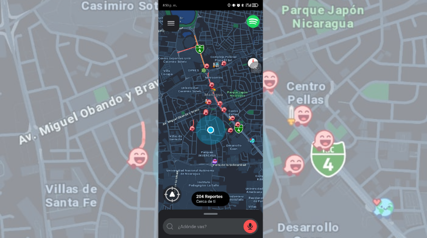 Waze enfrenta problemas técnicos que afectan a conductores en Nicaragua