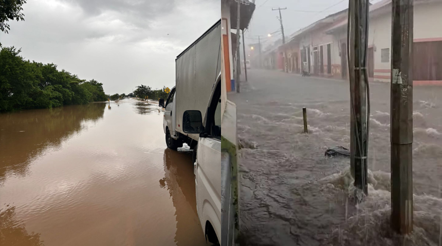 Un desaparecido, un herido y 2.007 personas afectadas por la tormenta Sara en Nicaragua