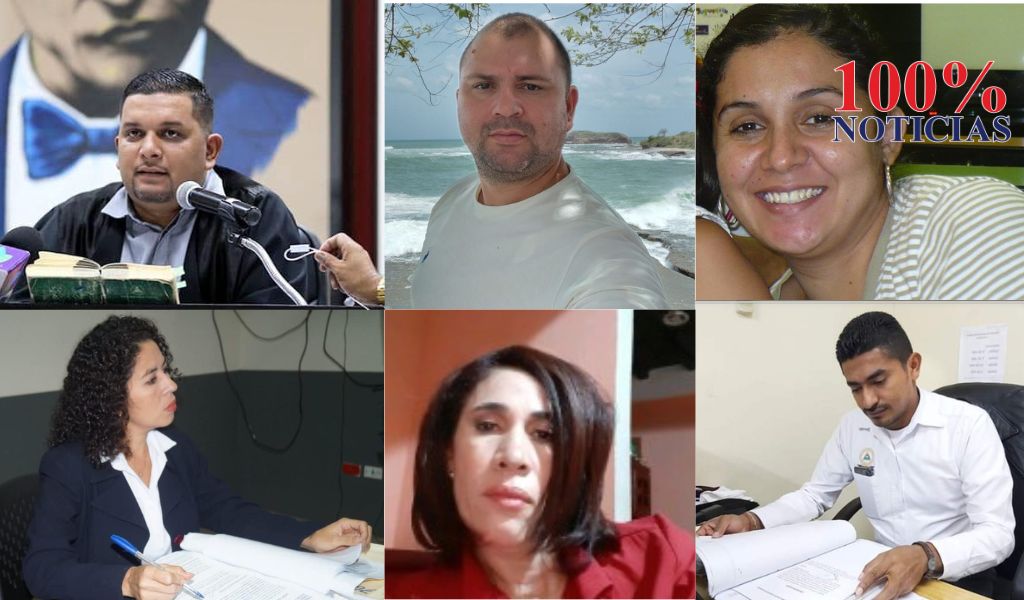 jueces en juicio presos politicos nicaragua