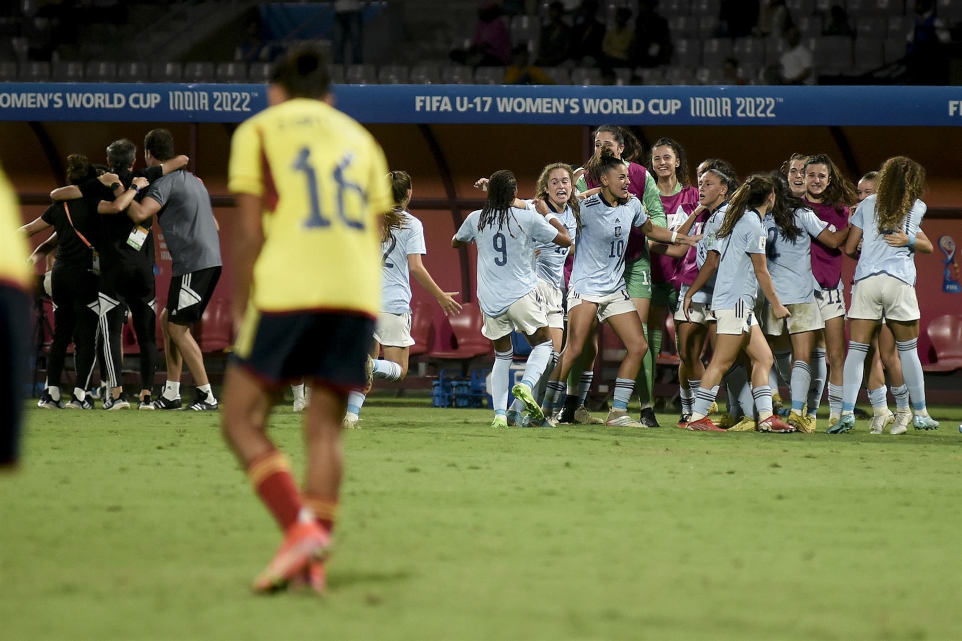mundial futbol femenino espana triunfa colombia