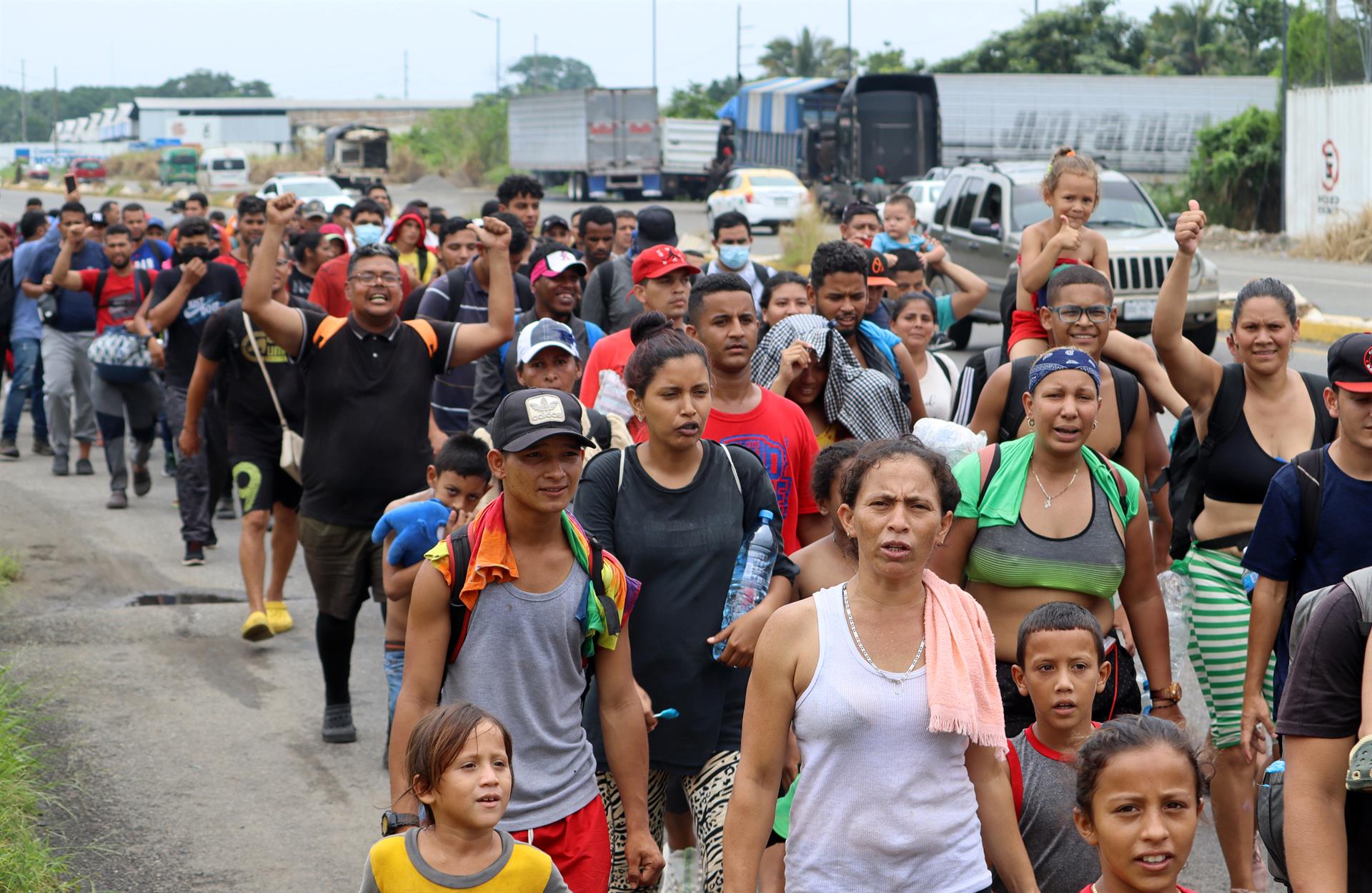 caravana migrantes mexico fortera eeuu
