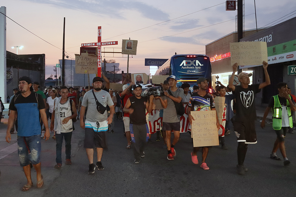 Muere hondure o en la caravana migrante del sur de M xico y desata