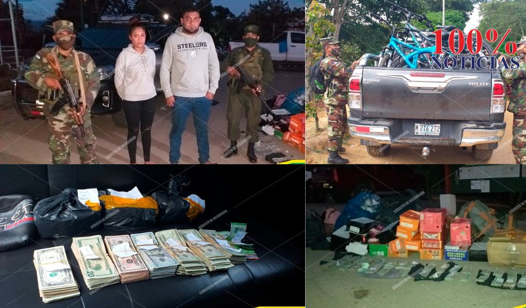ejército ocupa dinero y mercaderia en nicaragua