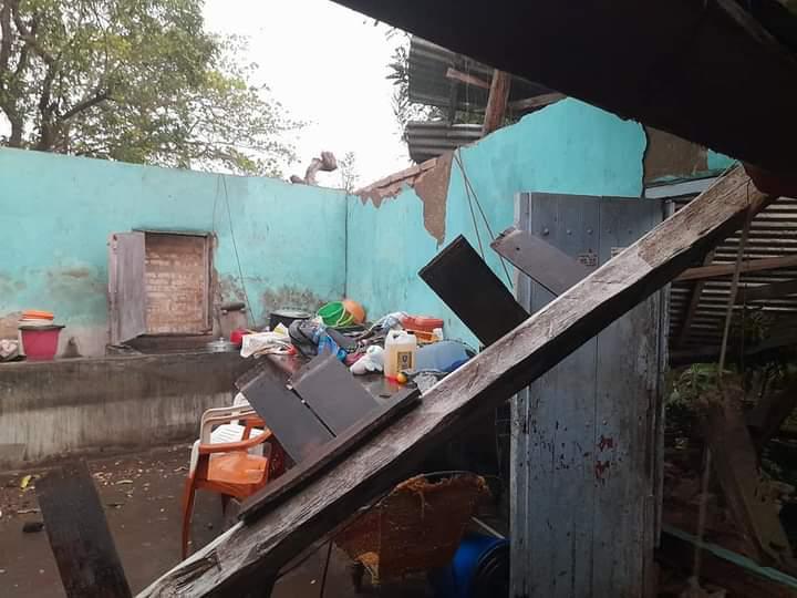 Tornado deja sin techo varias viviendas en Nagarote al occidente de  Nicaragua