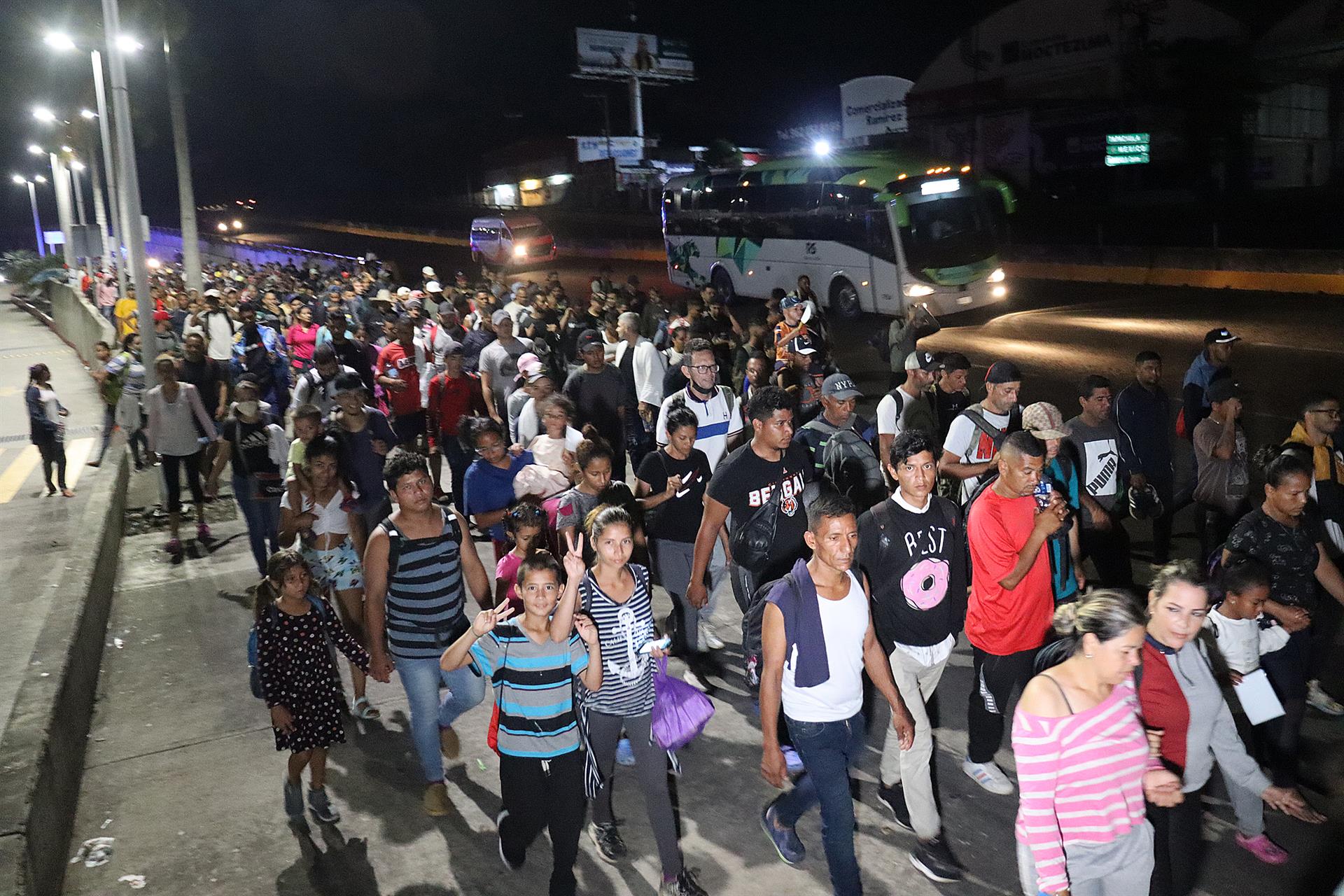 migrantes caravana mexico eeuu