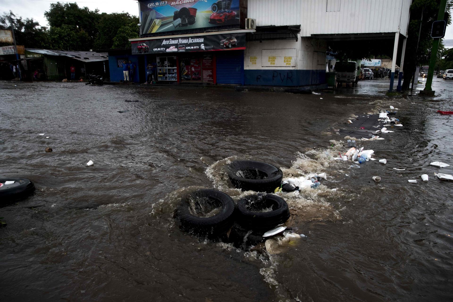 inundaciones fuertes lluvias managua nicaragua