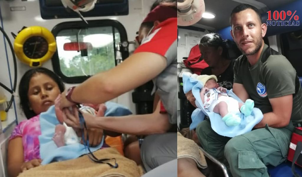 policia costa rica ayudan parto mujer nicaraguense