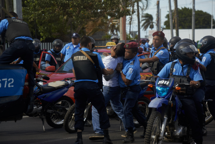 policia agresiones opositores nicaraguenses