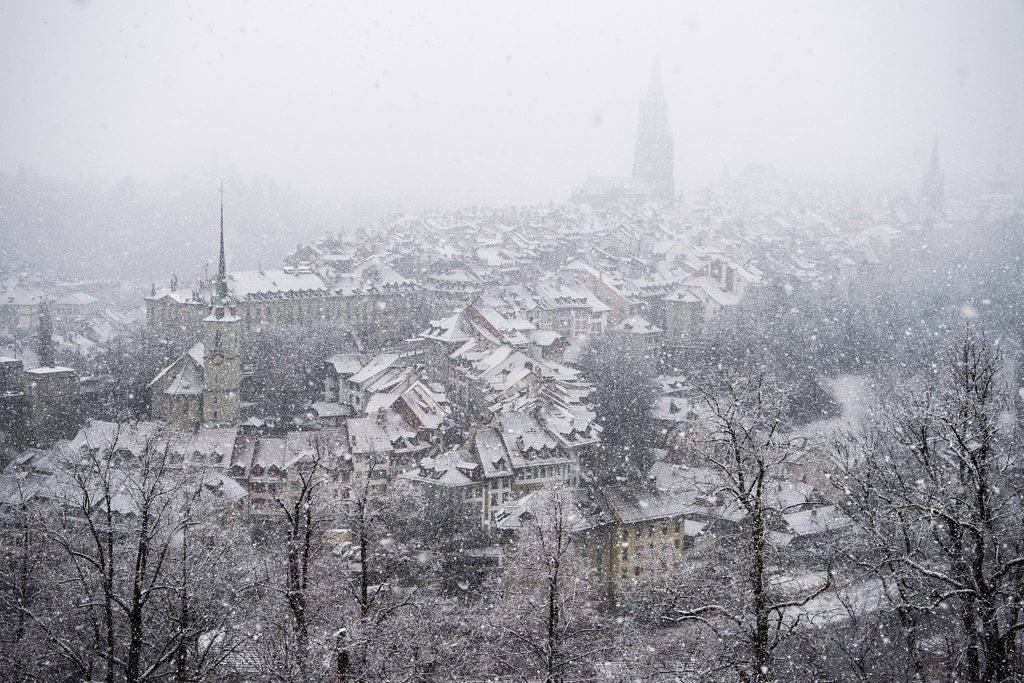 temperaturas bajas en suiza