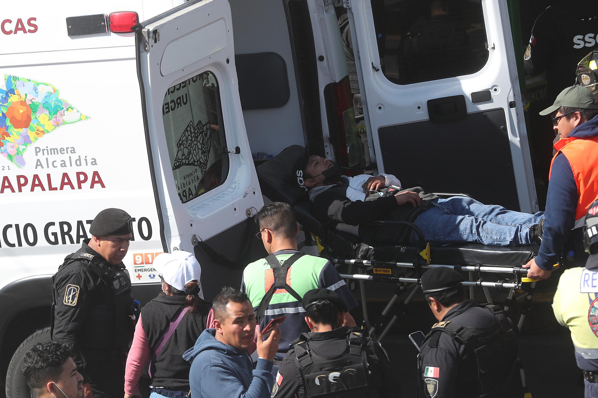 heridos choque metro mexico