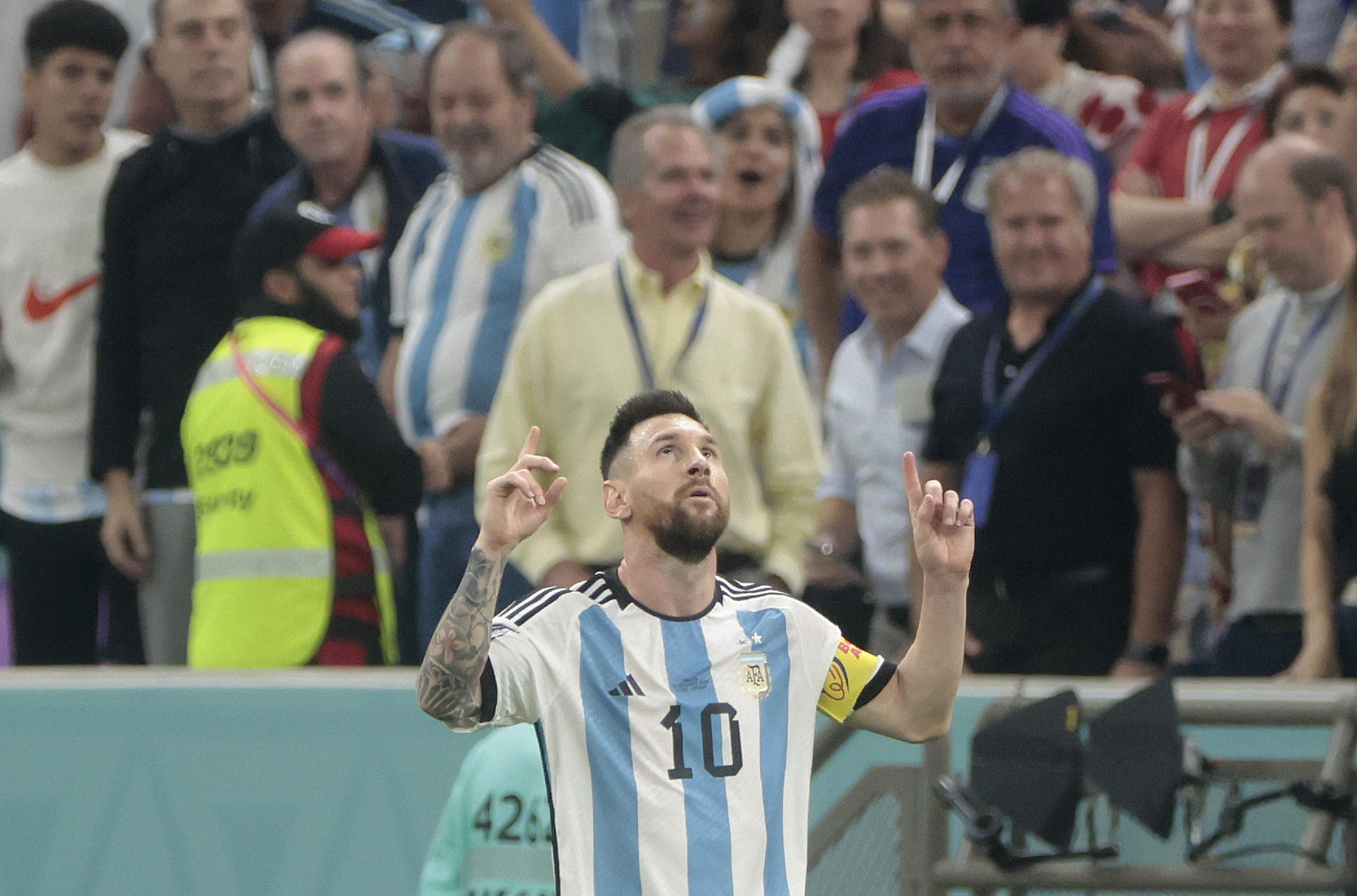 Lionel Messi de la selección argentina